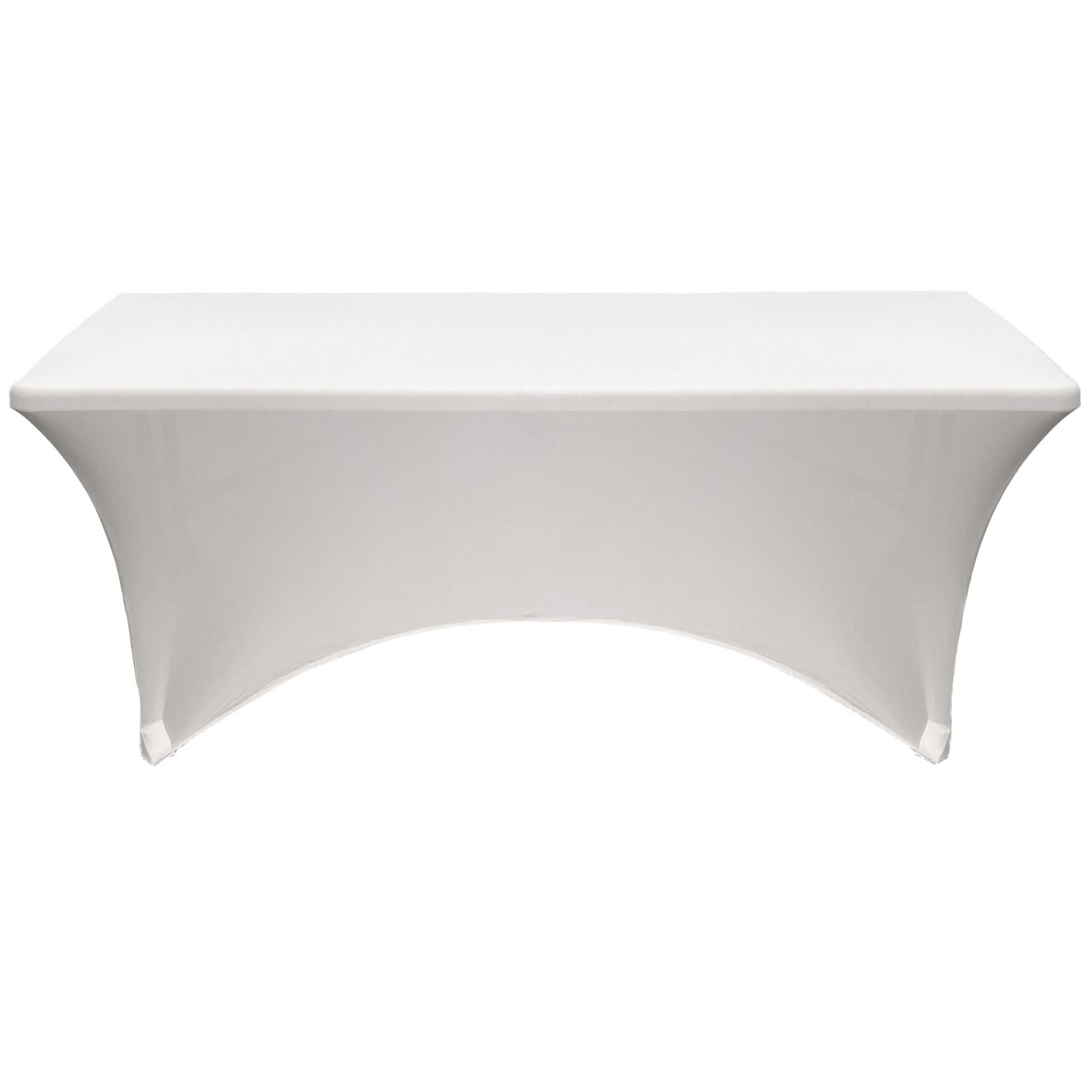 White Spandex Table Cover
